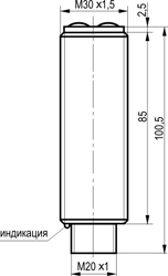 Габариты OPR AC84A-56-2000-LR181